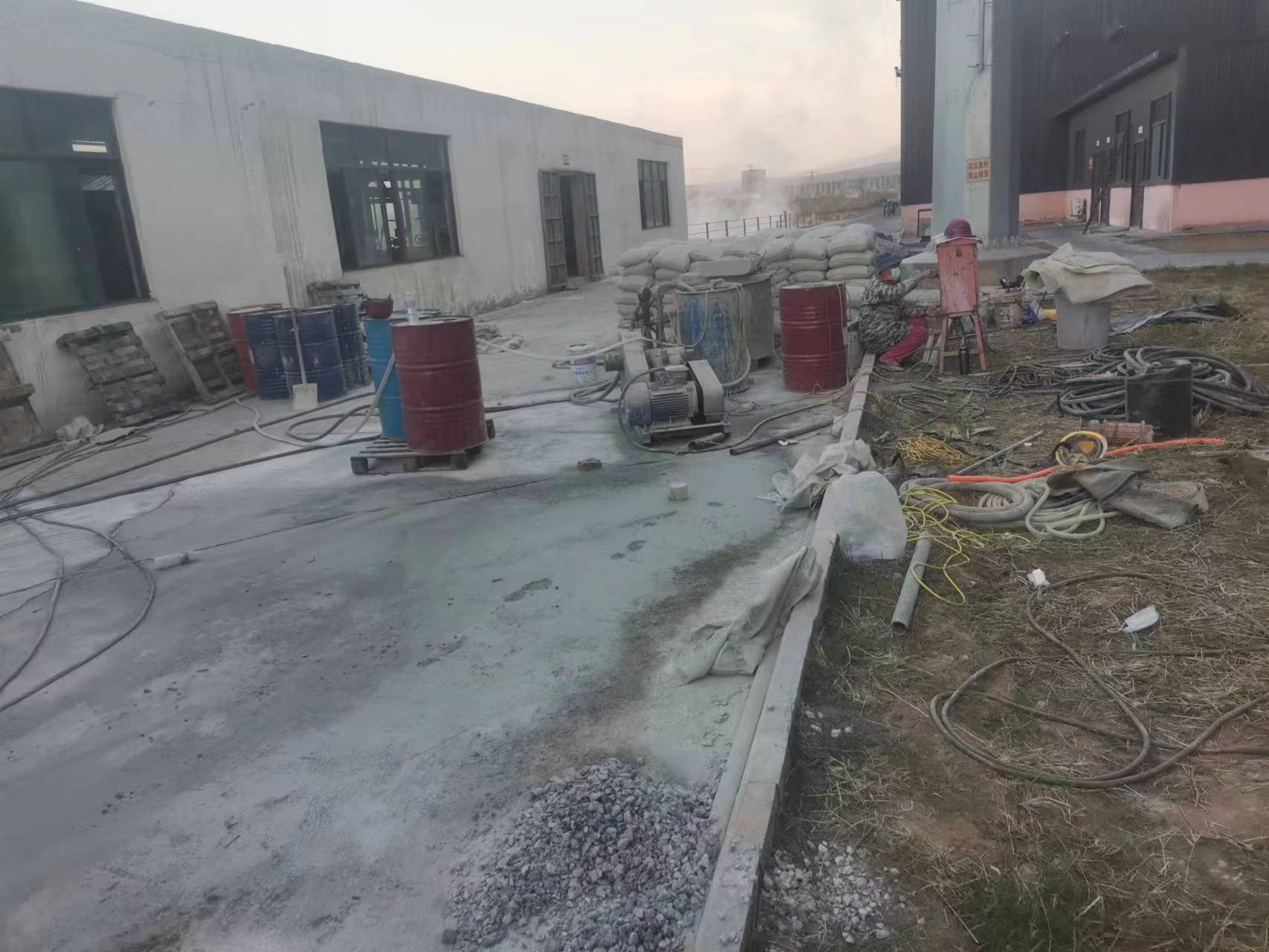 沅江厂房地基沉降注浆